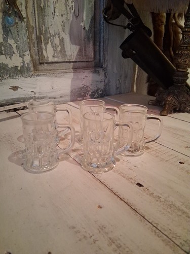 Mini bierkrüge - 5x,