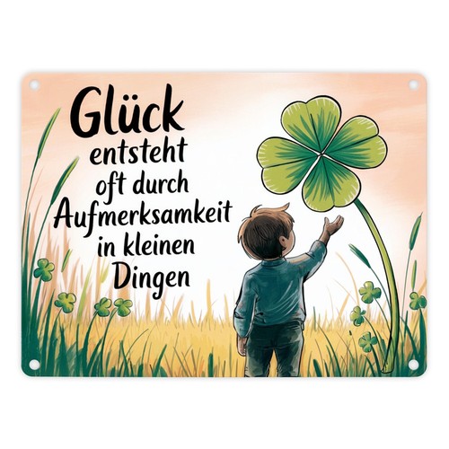 Kind mit kleeblatt - kind,