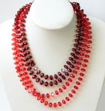 Kette Perlenkette Halskette Perlen Modeschmuck Damen Kinder Wickelkette VZ5#