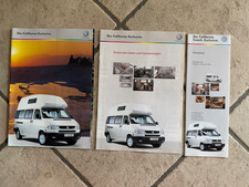 Der California Exclusive Volkswagen Prospekt - Preisliste Technische Daten 2001