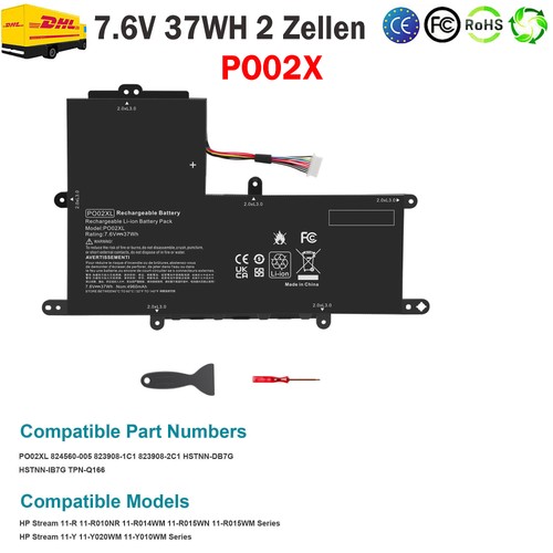 Po02xl akku für stream - akku, hp