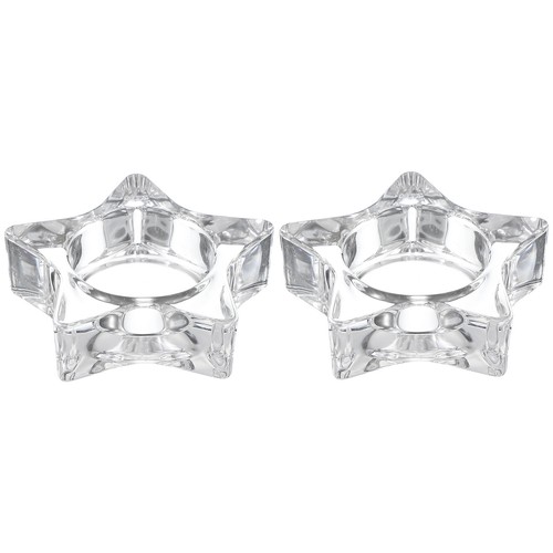 Stk teelichthalter glas - 2, stk.