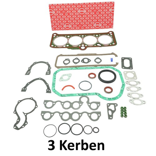 Motordichtsatz kerben für - 3,