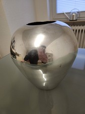 FINK Vase Versilbert Groß