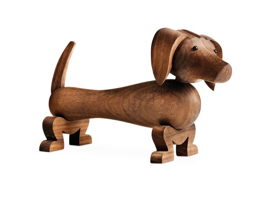 Kay bojesen hund walnuss - hund,