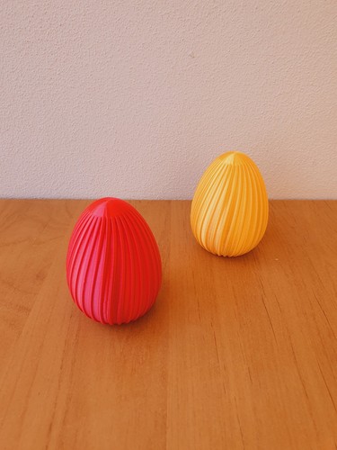 2er set ostereier - set, ostereier-rot,gold