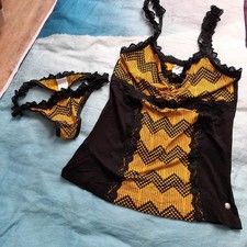 Top Set Camisole Panty Pussy