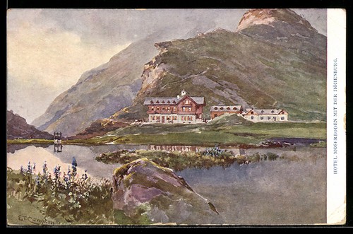 Künstler edward theodore - künstler-ak,