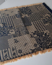 ?  Tischdecke Blau Töne 55x55cm  Handarbeit ?