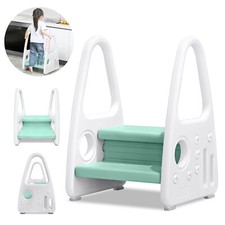 Kinder Tritthocker Treppe Trittschemel  Zweistufig Badhocker Hocker Trittstufe