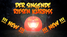 DER SINGENDE RIESEN KÜRBISS 2025 (Halloween, Deko, Beamer, Musik, Kürbiss)