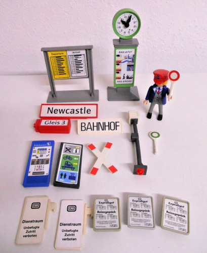 Bahnhof schilder uhr - bahnhof, abfahrt