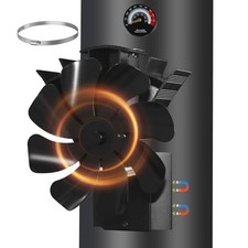 8 Blättern Kaminventilator