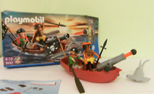 Playmobil Piraten - Ruderboot mit Hammerhai 5137 mit OVP Kanone Pirat Boot Hai