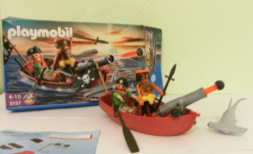 Playmobil piraten ruderboot - piraten,
