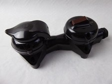 schöne alte Kippschalter Steckdosen Kombi Bakelit - E/A Schalter - Top Zustand