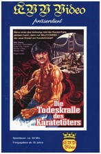 Die Todeskralle des Karatetöters - große Hartbox - Retro-DVD - AVV -Limit 100