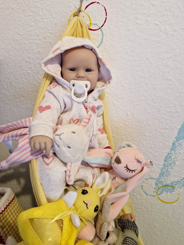 Reborn babypuppe blaue augen - reborn,