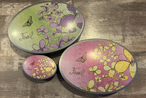 Fossil metalldose oval mit - fossil,