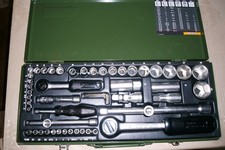 Proxxon Steckschlüsselsatz Knarrenkasten Ratschen 1/4  1/2 Metallkoffer Werkzeug