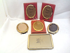 Messing Bilderrahmen 6. Vintage Fotorahmen oval Standrahmen Konvolut Retro