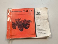 ORIGINAL Kleinschlepper TZ-4K-14-C Agrozet Bedienung Reparatur Handbuch K1
