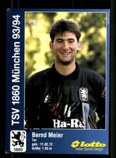 Bernd Meier Autogrammkarte TSV
