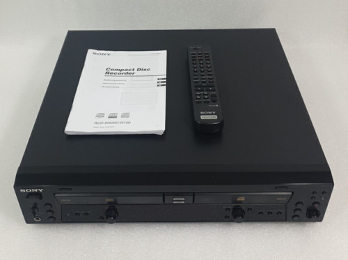 Sony rcd w100 compact disc - rcd-w100,