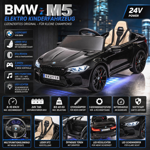 Kinderfahrzeug bmw 24v akku - m5,