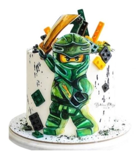 Ninjago tortenaufleger set - tortenaufleger,
