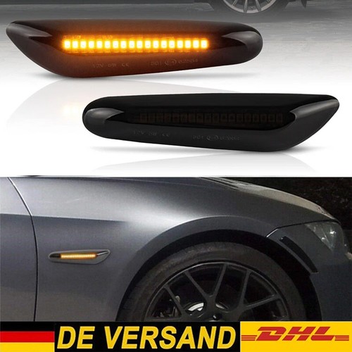 2xled seitenblinker schwarz - seitenblinker,