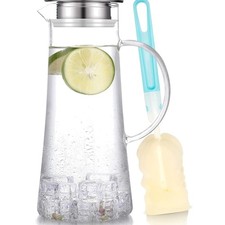 Glaskaraffe mit deckel - glaskaraffe,