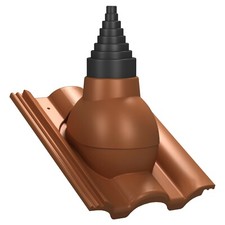 Antenadurchführung für Braas Taunus Dachziegel Antenadurchgang Dachdurchgang