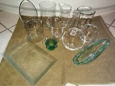 Glasvasen Glasvase Glasschalen Glasschale Glas Vase Schale Sammlung Konvolut 12x