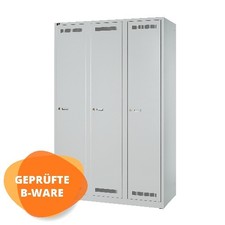 BISLEY Light Garderobenschrank • 3 Abteile à Breite 400 mm • Spind Tiefe 500 mm
