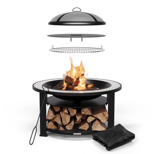 Feuerschale grill in 1 - feuerschale, cm