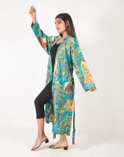 Indisch Baumwolle Robe Langer