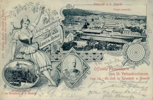 Ansichtskarte pfalz 1910 - ansichtskarte,