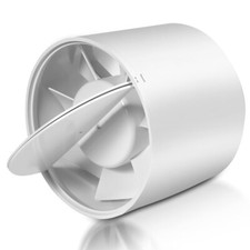 Ø150mm 100mm Axial Rohrlüfter Rohrventilator-Abluft Lüfter Ventilator BadLüfter