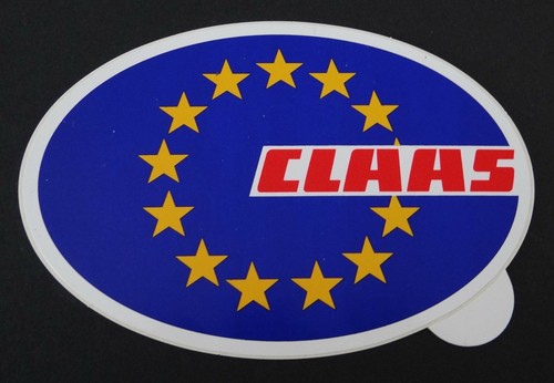 Werbe aufkleber claas europa - claas,