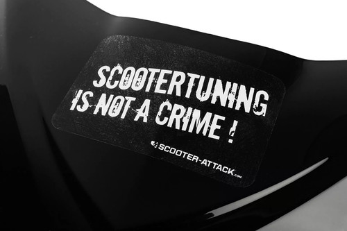 Aufkleber scootertuning not - aufkleber,