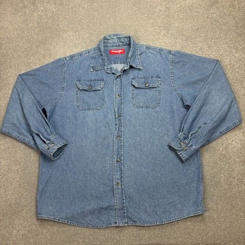 Wrangler jeanshemd erwachsene - jeanshemd,