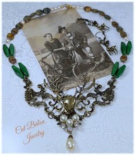 Vintage antik kette ohrringe - antik,