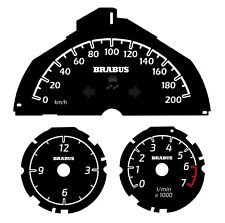 Tachoscheibe 200 km/h Passend für Smart 451  Lif Passion Brabus Xclusive