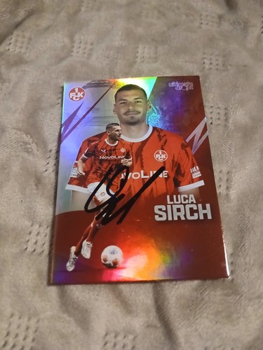 Trading card signiert luca - trading,