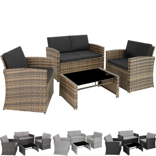 Polyrattan sitzgruppe lounge - polyrattan,