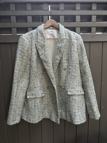 Bouclé blazer - blazer, –