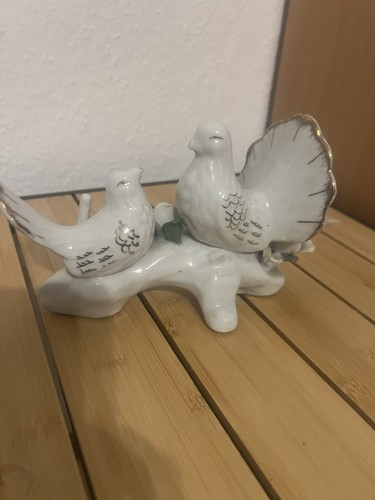 Porzellan tauben figur - 11, cm