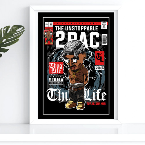 Pac thug life a4 - pac, a3