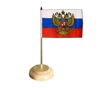 Tischflagge Russland mit